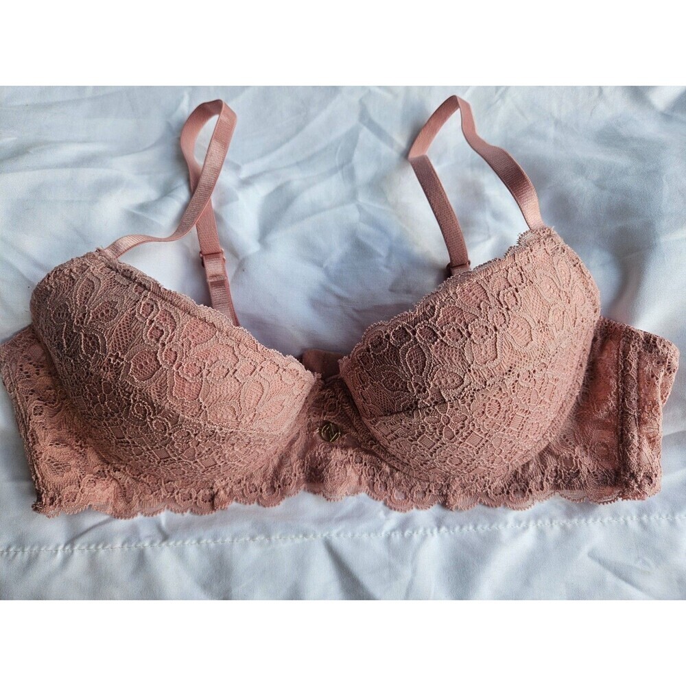 Adrienne Vittadini Studio Lace Underwire Push Up Bra 36B Nylon/Spandex